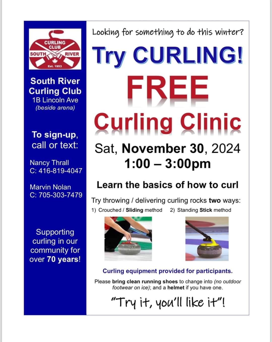 Try Curling Clinic